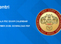 Kerala PSC Exam Calendar September 2026: Download PDF, Check Dates