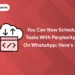perplexity AI schedule tasks on WhatsApp