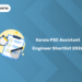 Kerala PSC Assistant Engineer Shortlist 2026: Check PDF, Link