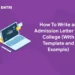 application for college admission