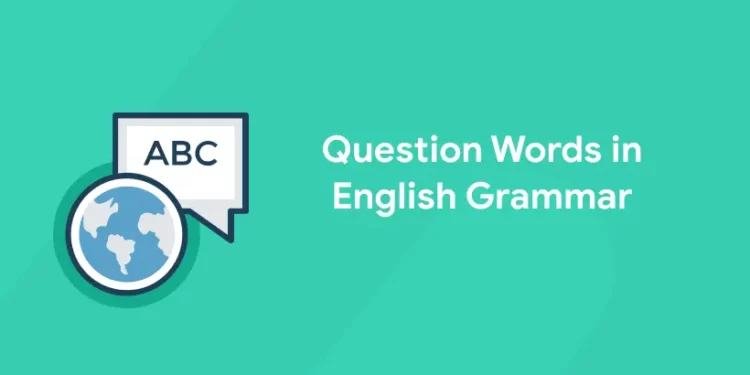 Question Words in English Grammar