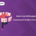 What Is an HR Budget Components & Best Practices