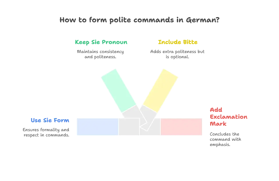How do you make polite commands