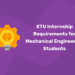 KTU Internship Requirements for Mechanical Engineering Students