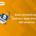NIACL AO Notification 2025 Out Apply Online for 550 Vacancies