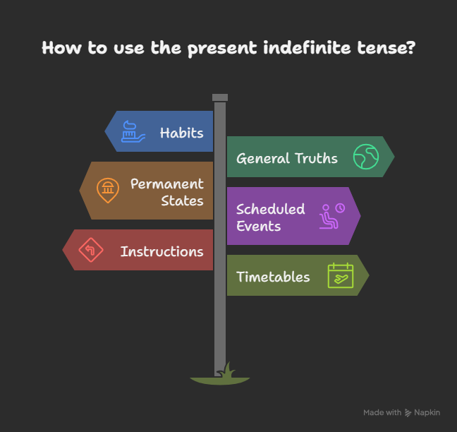 Present Indefinite Tense Examples
