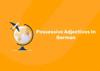 Possessive Adjectives In German