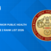 Kerala PSC Junior Public Health Nurse Grade 2 Rank List 2026 - Download PDF