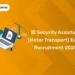 IB Security Assistant (Motor Transport) Exam Recruitment 2025