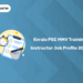 Kerala PSC MMV Training Instructor Job Profile 2025 – Roles, Duties & Responsibilities