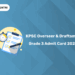 Kerala PSC Overseer & Draftsman Grade 3 Admit Card 2025 - Download Link & Details