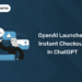 OpenAI Launches Instant Checkout in ChatGPT
