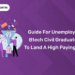 Guide for Unemployed Btech Civil Graduates to Land a High Paying Job