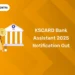 KSCARD Bank Assistant 2025 Notification Out