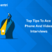 phone and video interview tips