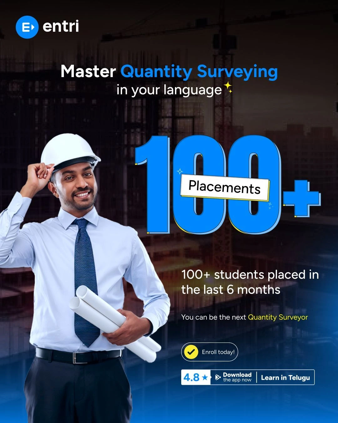 100+ Placements in 6 Months: What Makes Entri QS So Special?