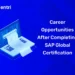 Career Opportunities After Completing SAP Global Certification