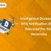 Intelligence Bureau (IB) MTS Notification 2025 Released for 362 Vacancies
