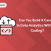 data analytics career without coding