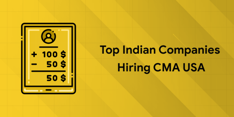 indian companies hiring cma usa