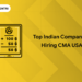 indian companies hiring cma usa