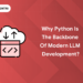 relevance of python in llm