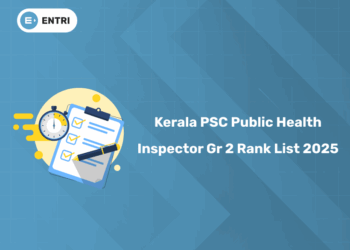 Kerala PSC Public Health Inspector Grade 2 Rank List 2025 PDF Download
