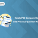 Kerala PSC Company Board LGS Previous Year Question Papers