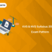 KVS & NVS Syllabus 2026 PDF & Exam Pattern – Tier 1, Tier 2, PGT, TGT, PRT