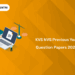 KVS NVS Previous Year Question Papers 2026