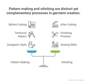 pattern making v/s sketching