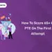 How to Score 65+ in PTE on the First Attempt