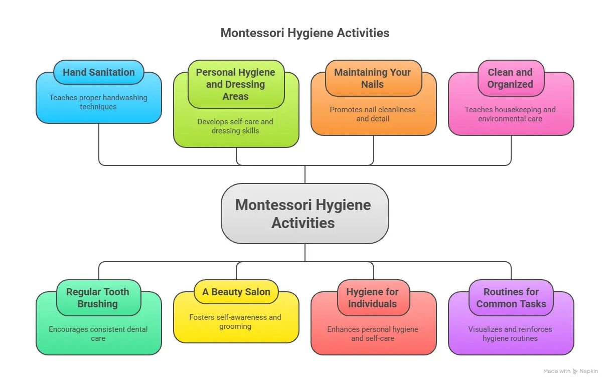 Montessori Activities for Teaching Personal Hygiene