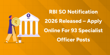 RBI SO Notification 2026 Released – Apply Online for 93 Specialist Officer Posts
