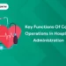 core operations functions in hospital administration