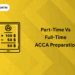 part-time vs full-time acca