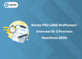 Kerala PSC LSGD Draftsman/ Overseer Grade 3 Previous Year Question Papers 2026 - PDF