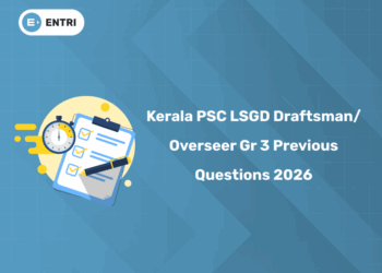Kerala PSC LSGD Draftsman/ Overseer Grade 3 Previous Year Question Papers 2026 - PDF