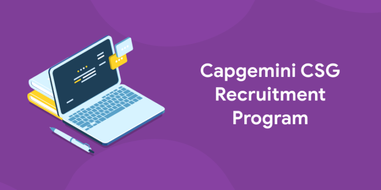 capgemini csg recruitment