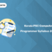 Kerala PSC Computer Programmer Syllabus & Exam Pattern 2026