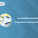 Kerala PSC Assistant Programmer Vacancy 2026: Ranked List Validity