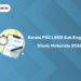 Kerala PSC LSGD Sub Engineer Study Materials 2026 – Syllabus, PYQs, Notes & Mock Tests