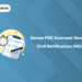 Kerala PSC Overseer Grade 2 Civil Recruitment 2026 – Notification PDF, Eligibility & Apply
