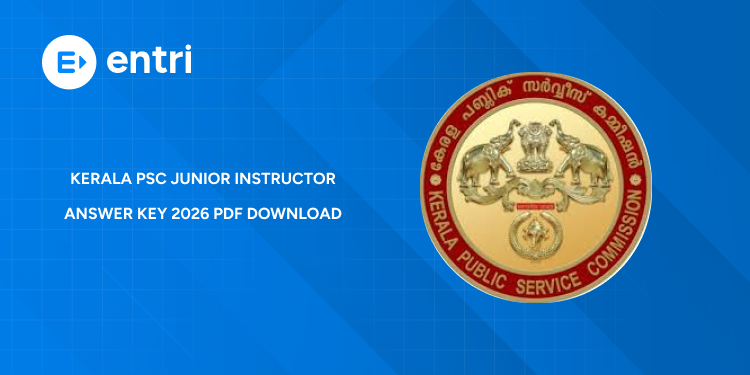 Kerala PSC Junior Instructor Answer Key 2026 PDF Download