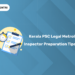 Kerala PSC Legal Metrology Inspector Preparation Tips 2026 - Tricks & Strategy