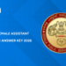 Kerala PSC Female Assistant Prison Officer Answer Key 2026 Download PDF | Objection Details