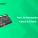 How to Research About a Stock