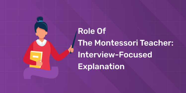 Role of the Montessori Teacher: Interview-Focused Explanation