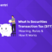 What is Securities Transaction Tax (STT)?