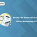 Kerala PSC Women Civil Excise Officer Answer Key 2026 PDF Download - 502/2023
